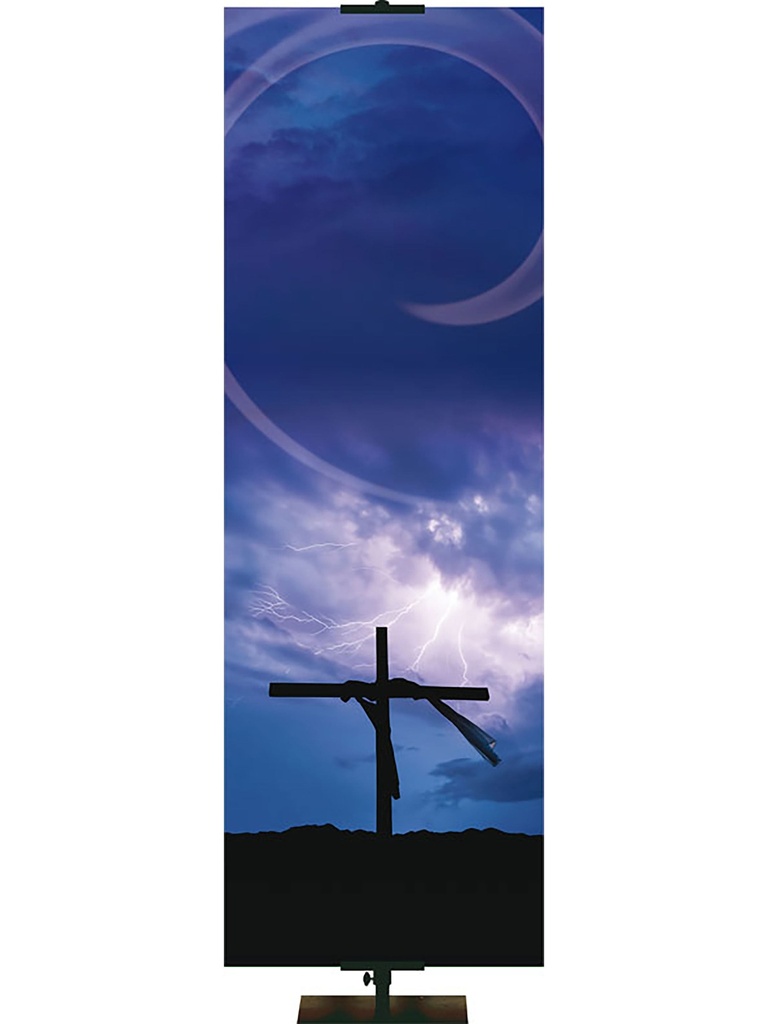 Custom Banner The Old Rugged Cross For The Joy Endured The Cross