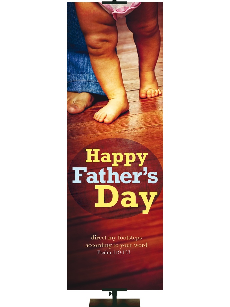 Happy Father's Day Footsteps