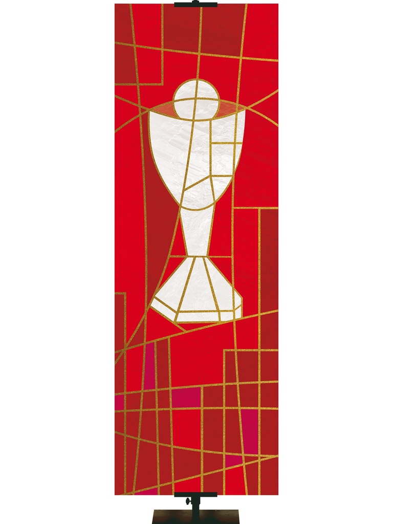 Luminescence Stained Glass Communion Symbol