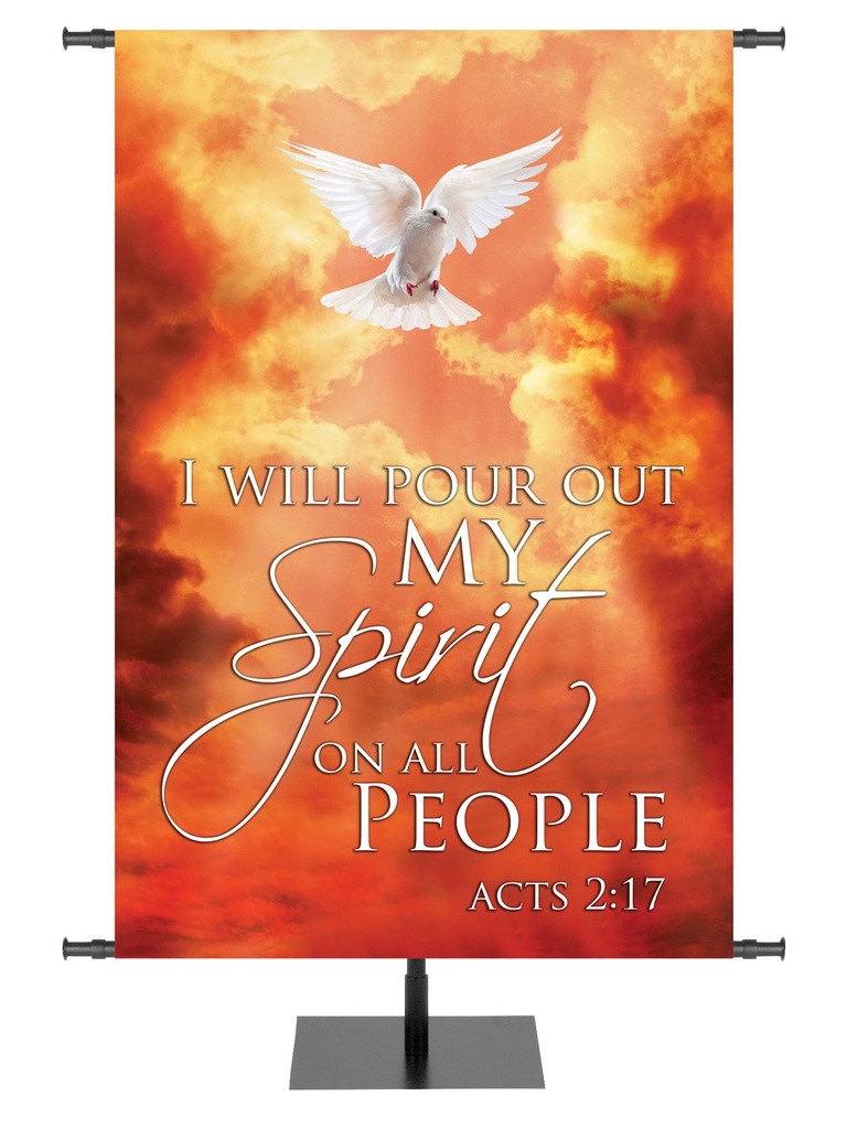 Pentecost Red Pour Out My Spirit