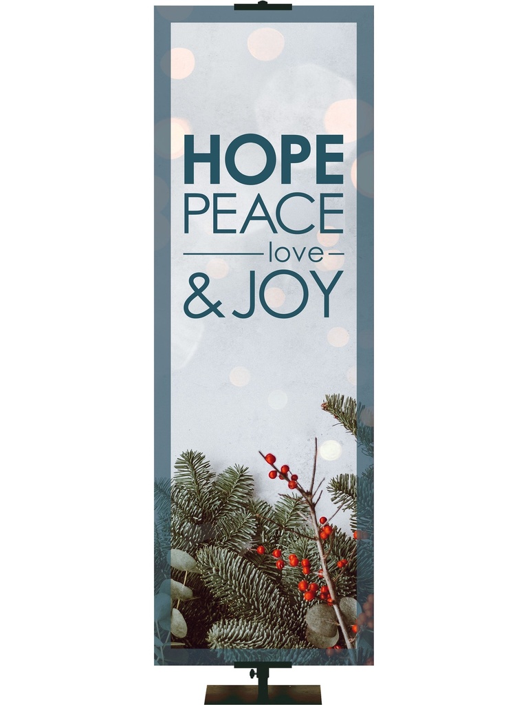 Tannenbaum Hope, Peace, Love and Joy