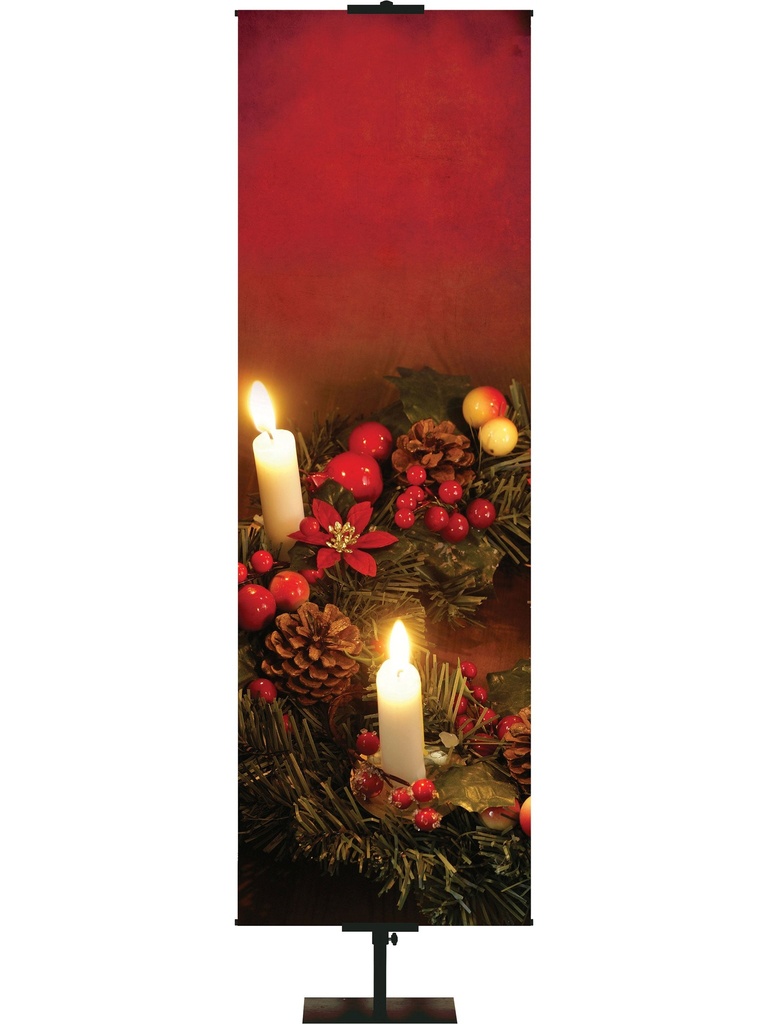 Custom Banner Colors of Christmas The Word Became Flesh