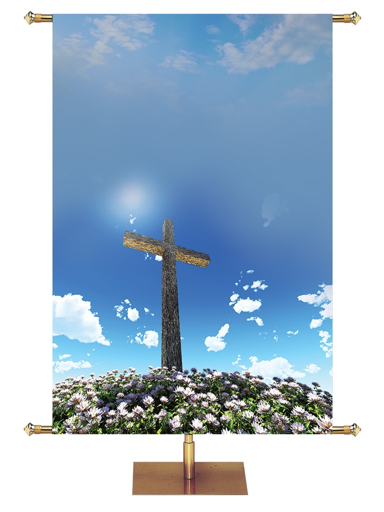 Custom Banner Contemporary Easter Alleluia He Has Risen