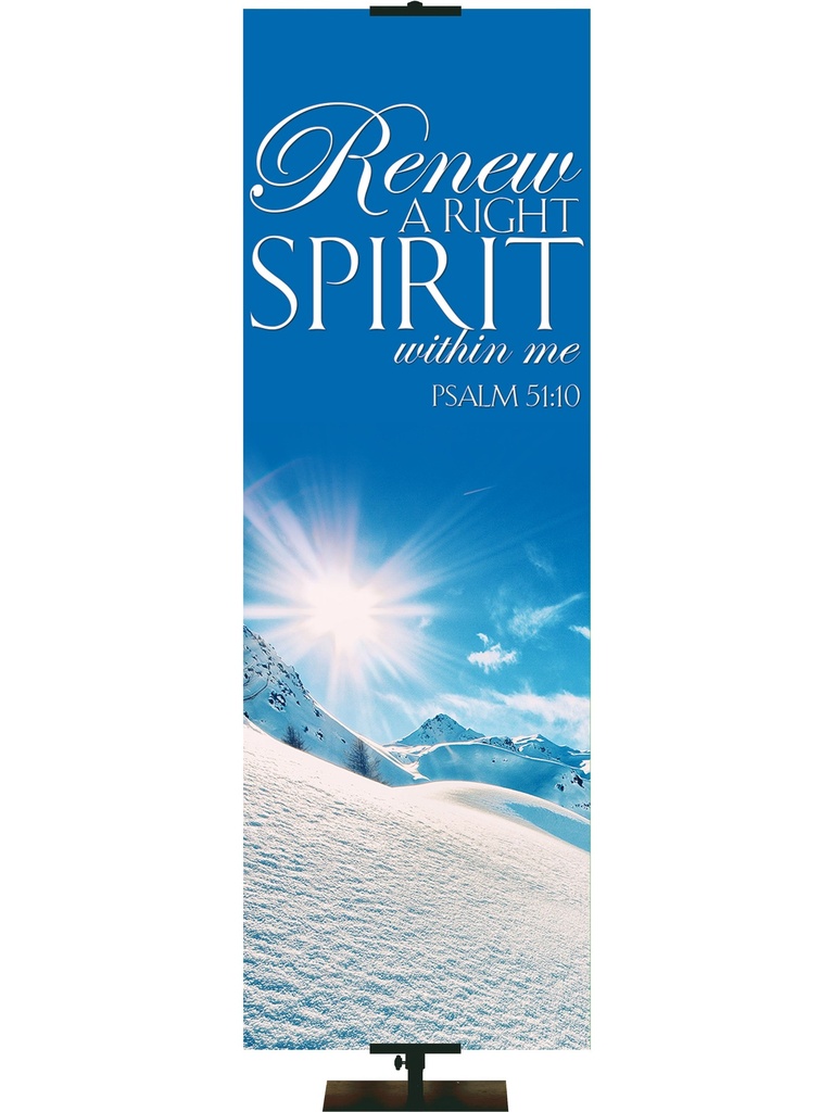 Portraits of Sacred Winter Renew A Right Spirit B