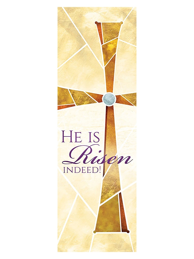 Scripture Wall Hanging Eternal Emblems of Easter He Is Risen Indeed