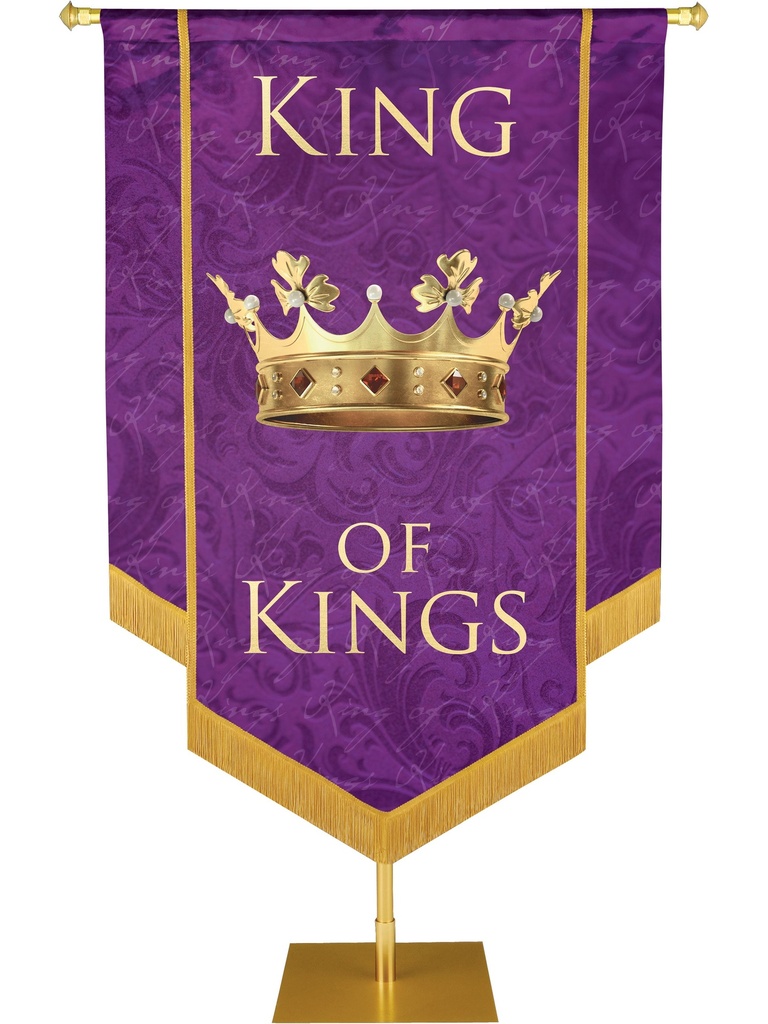 Names of Christ King of Kings Embellished Banner