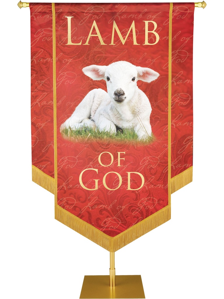 Names of Christ Lamb of God Embellished Banner