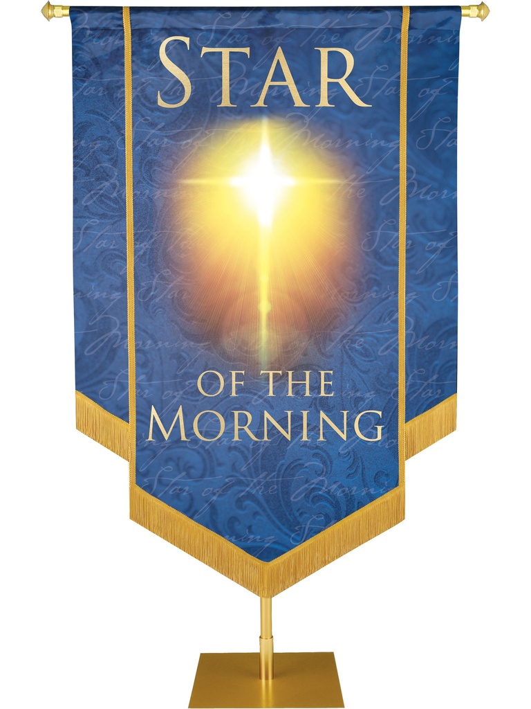 Names of Christ Star of the Morning Embellished Banner