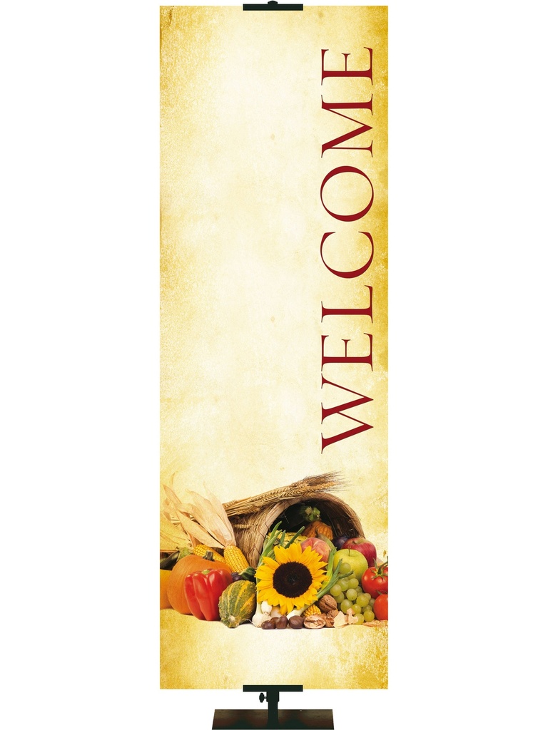 Stock Welcome Banner Cornucopia