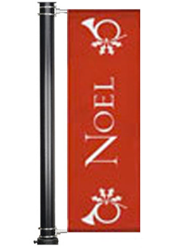 Light Pole Banner Noel