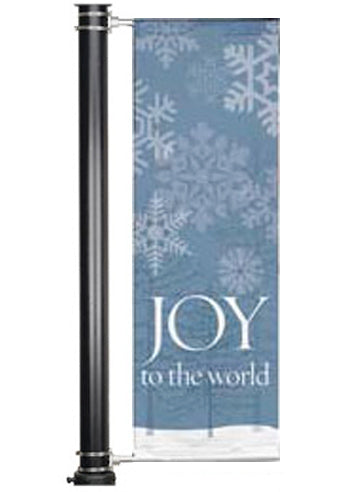 Light Pole Banner Joy to the World