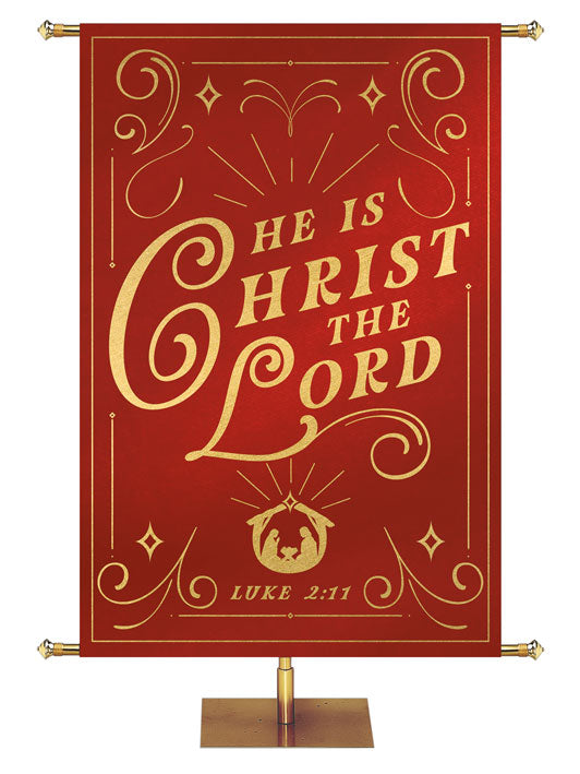 Overstock Shimmering Christmas He is Christ the Lord