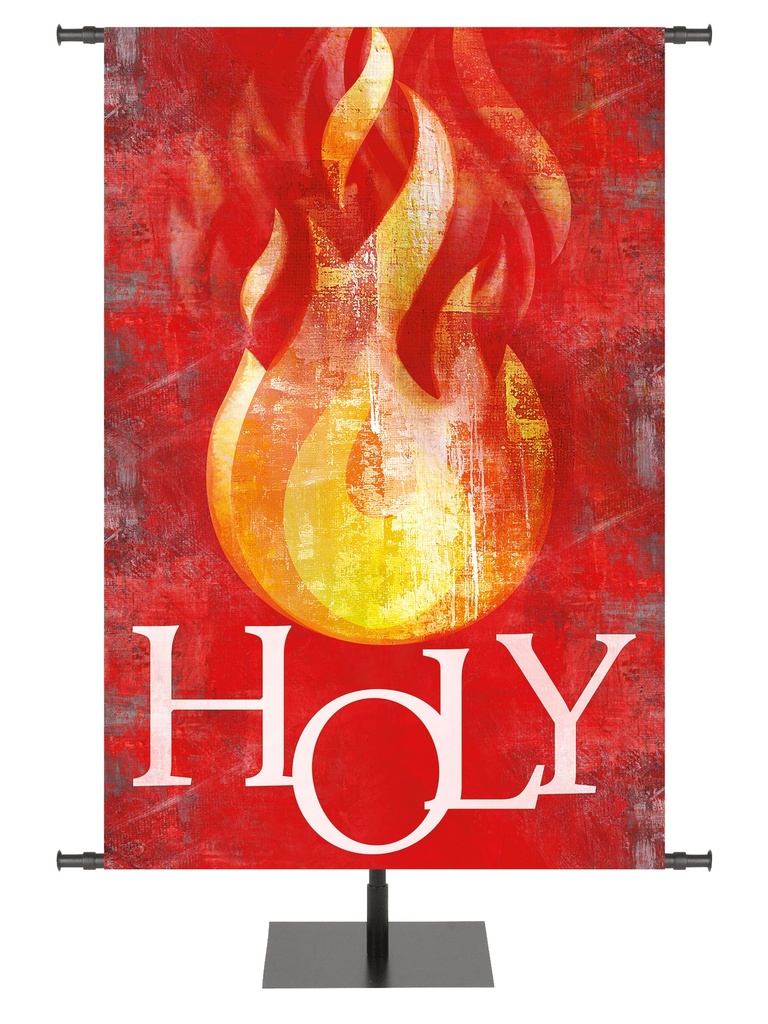 Brush Strokes of Faith Pentecost Flame - Holy