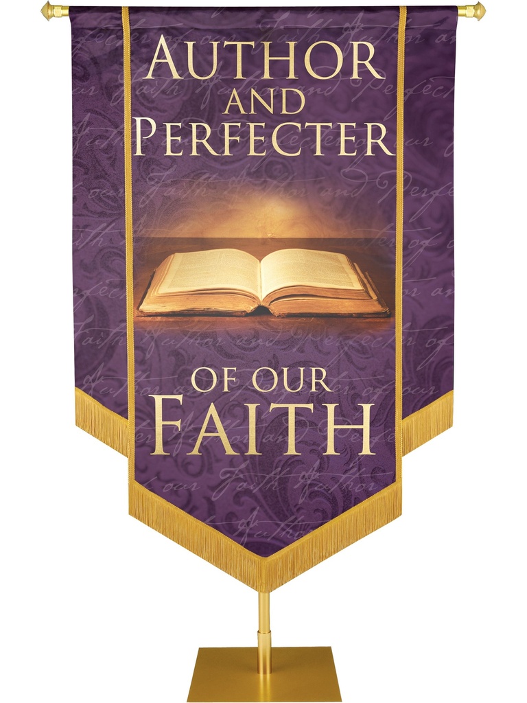 Overstock Names of Christ Author and Perfecter Embellished Banner