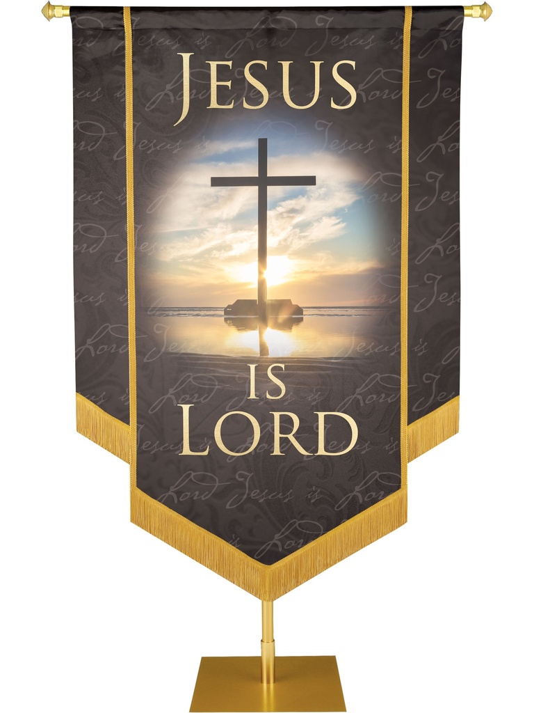 Overstock Names of Christ Jesus Is Lord Embellished Banner