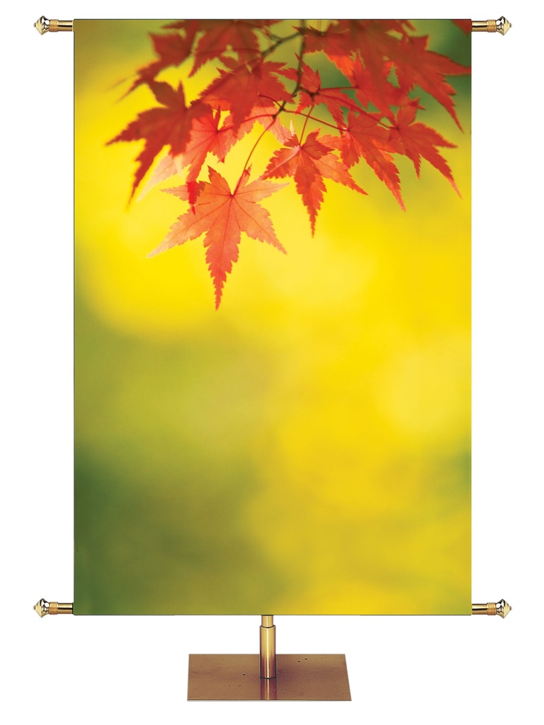 Custom Banner Contemporary Fall & Thanksgiving His Love Endures Design 2