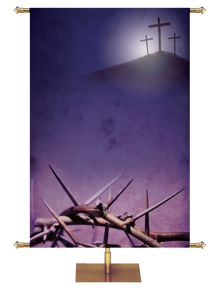 Custom Banner The Living Christ Where Is Thy Victory For Lent