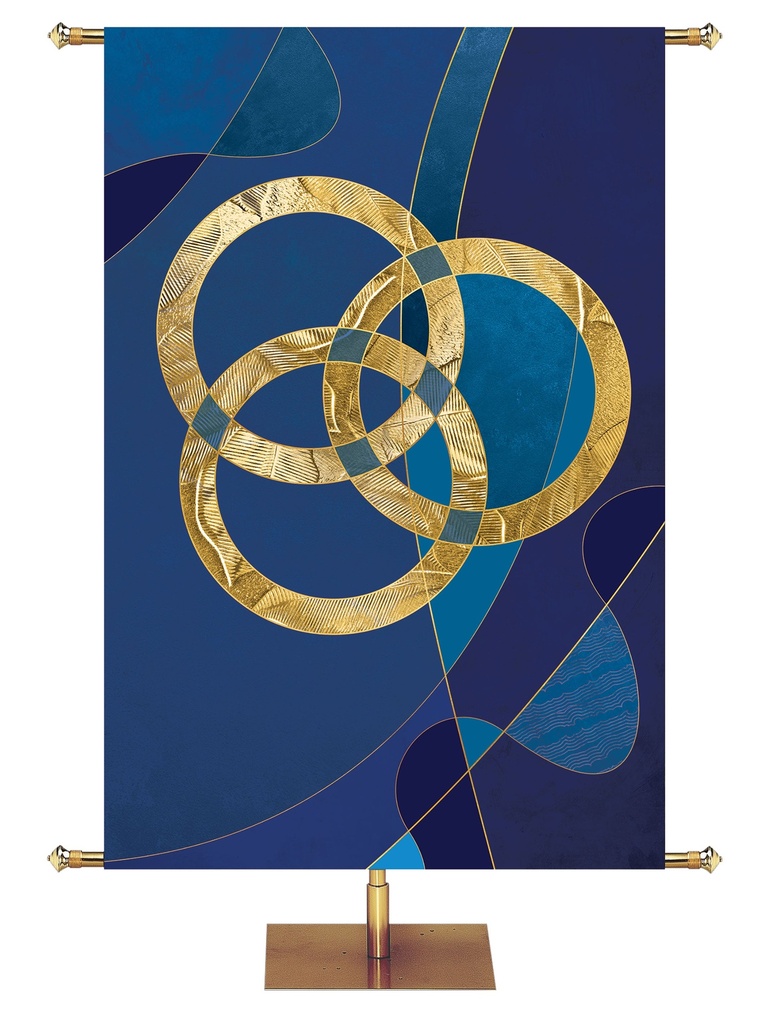 Custom Banner Symbols of Worship Trinity