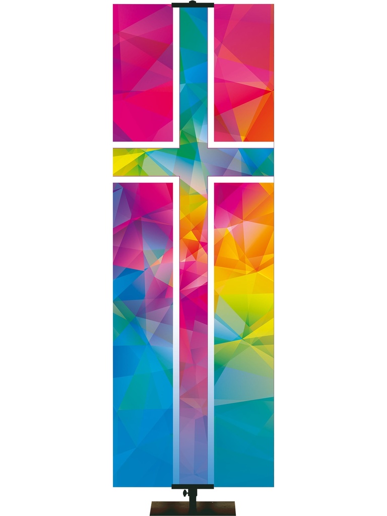 Custom Banner Hues of Grace Cross Left