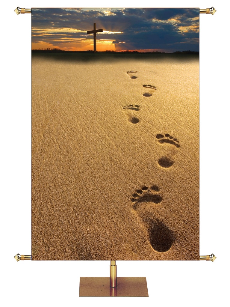 Custom Banner Path to Grace Footprints to Cross