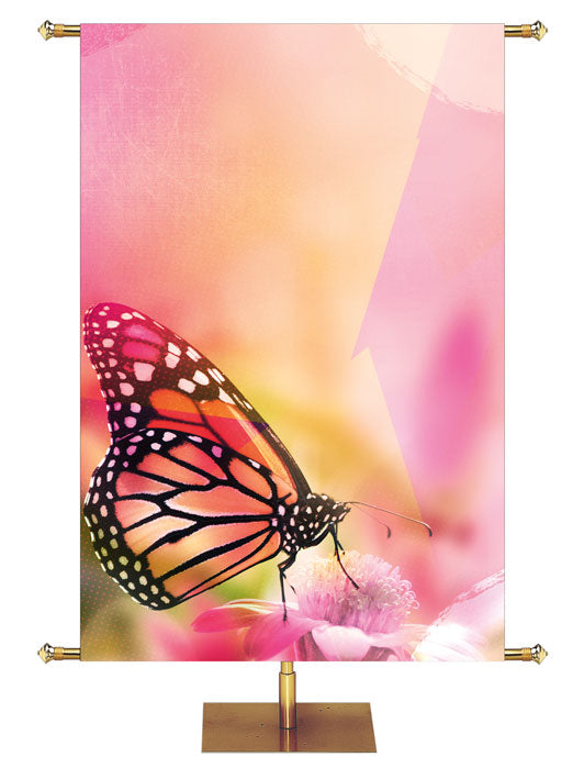 Custom Banner Impressions of Grace Butterfly Be Joyful In Hope