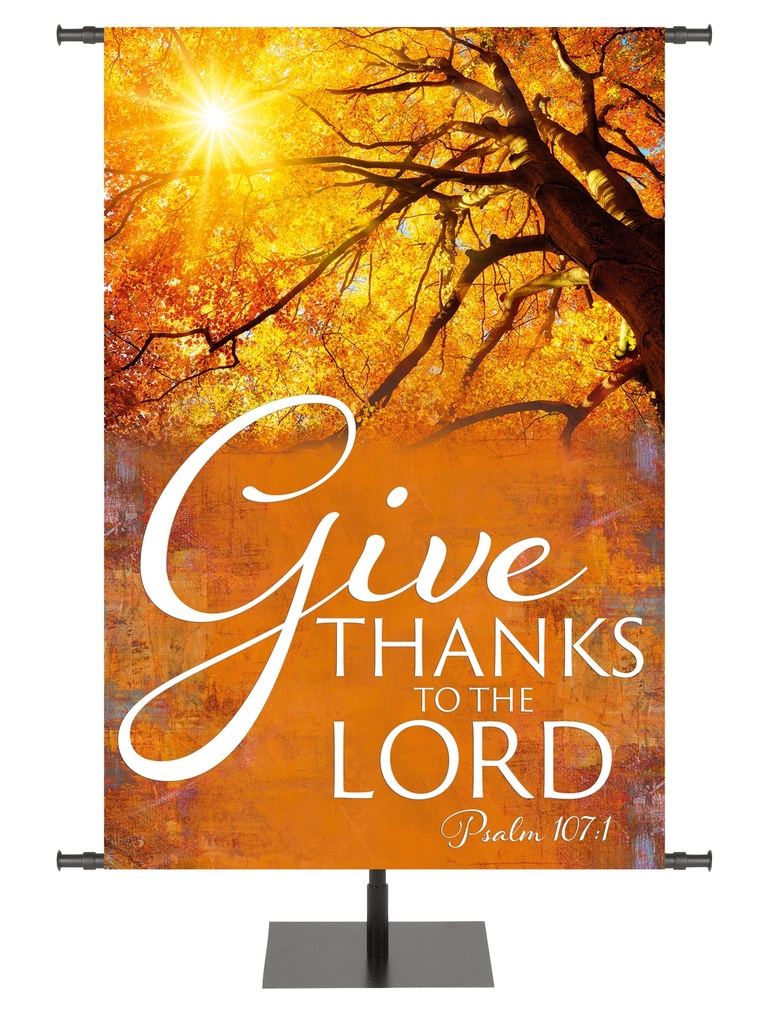 Arbors of Autumn Give Thanks to the Lord Design 2