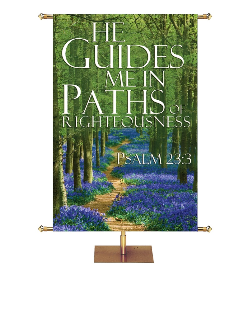 Path to Grace He Guides Me in Paths of Righteousness Forest Design