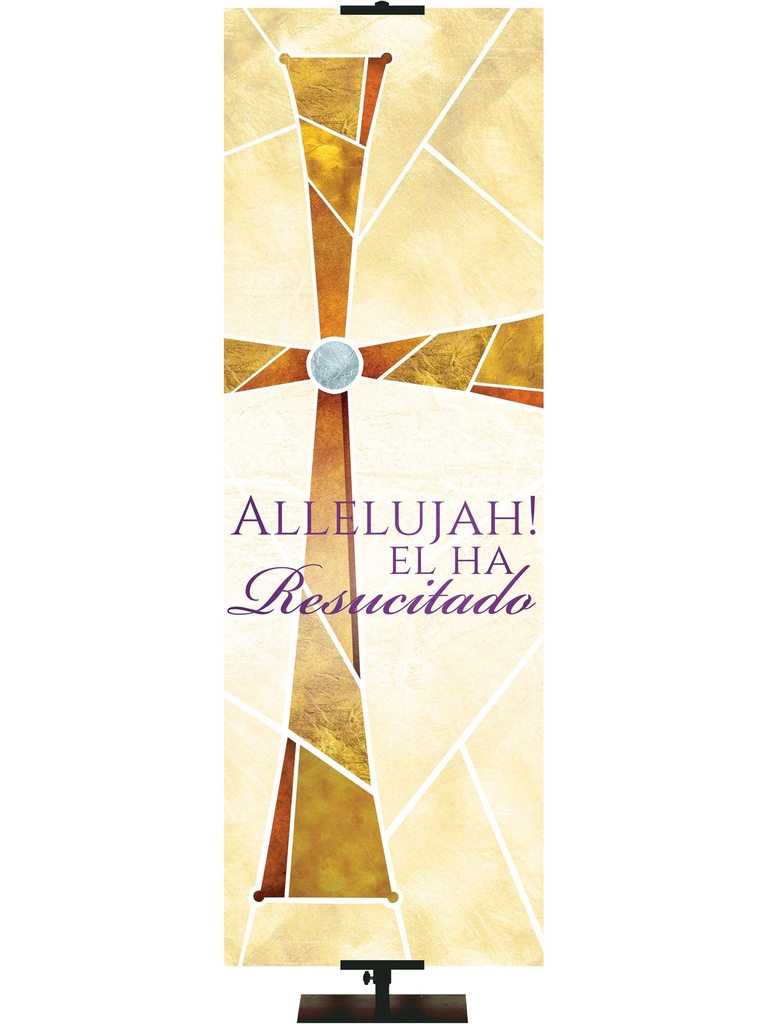 Spanish Eternal Emblems of Easter Alleluia He Has Risen