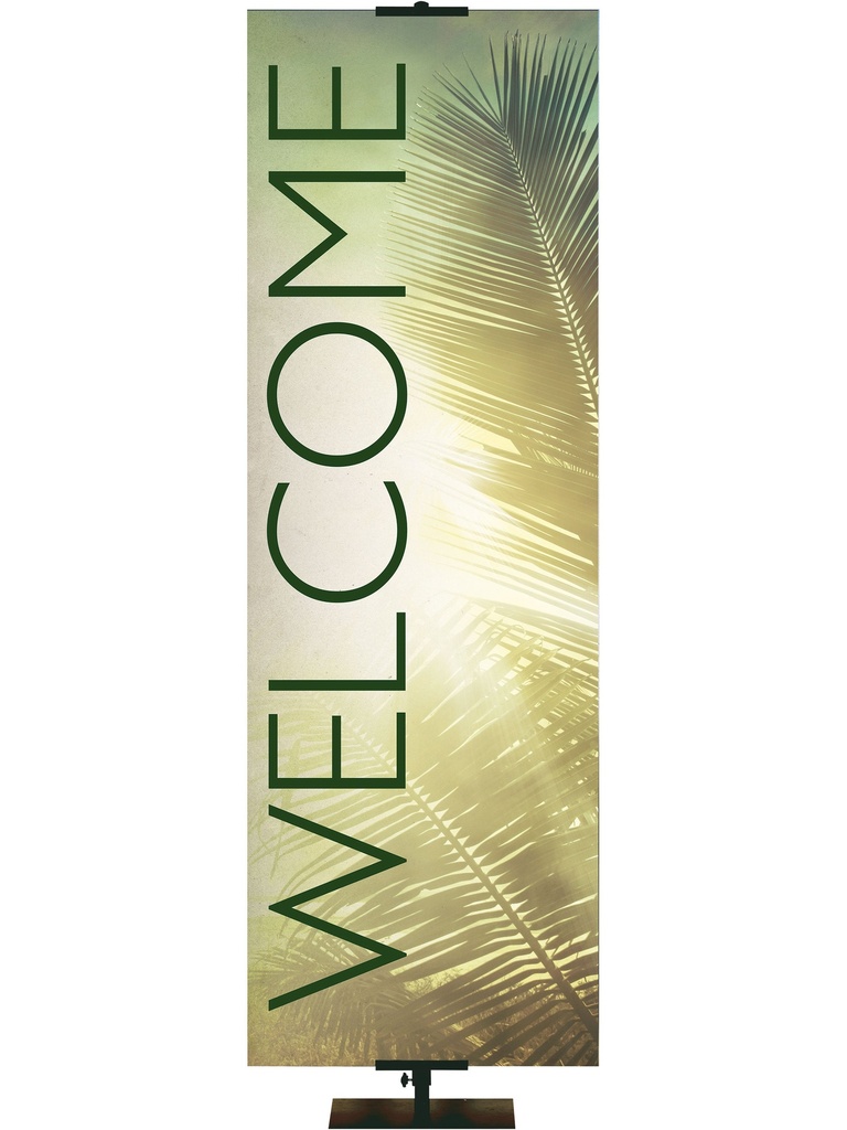 Stock Welcome Banner Blessed