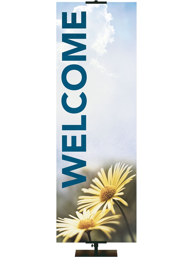 Stock Welcome Banner Daisy