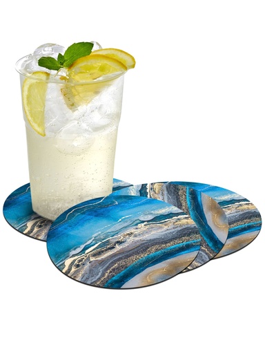 [VC-GDE] Geode Vinyl Coasters (Set of 4)