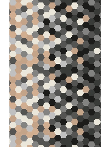 [VM-GHX] Gradient Hexagons Vinyl Modern Rug