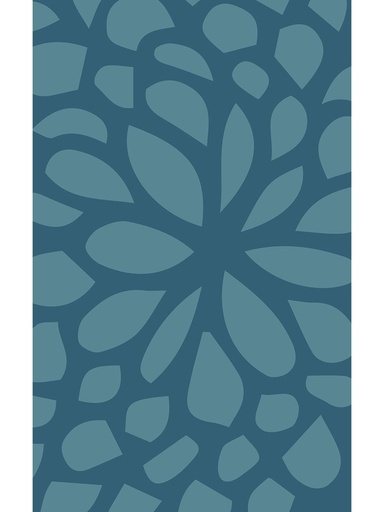 [VM-GBL] Geometric Blossoms Vinyl Floor Mat