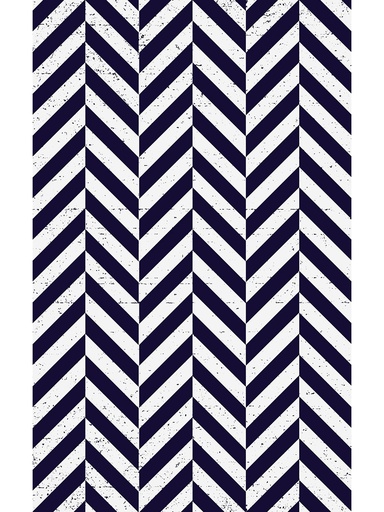 [VM-SCH] Shifted Chevron Vinyl Living Room Rug