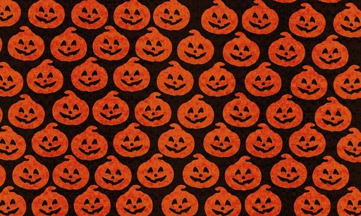 [VK-JAK] Jack-O-Lantern Jumble Vinyl Kitchen Mat