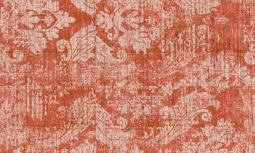 [VK-DDM] Distressed Damask Vinyl Kitchen Mat