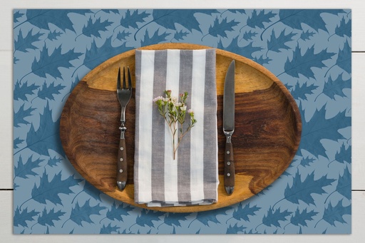 [VP-AOK] Autumn Oak Vinyl Placemats (set of 4)