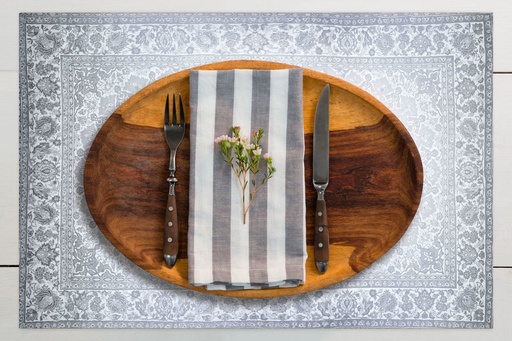 [VP-DPS] Distressed Persian Vinyl Placemats (set of 4)